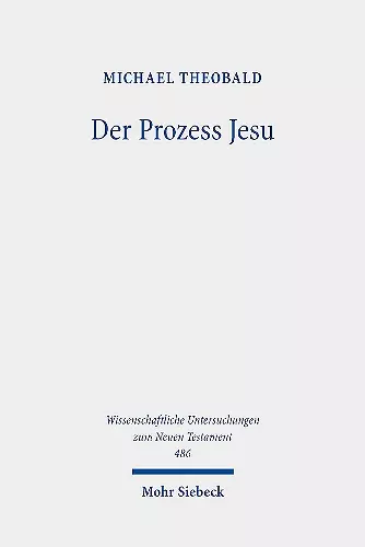 Der Prozess Jesu cover