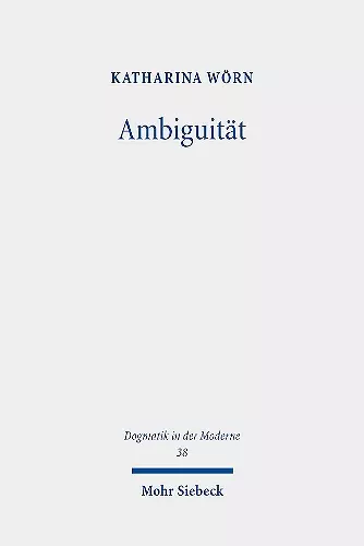 Ambiguität cover