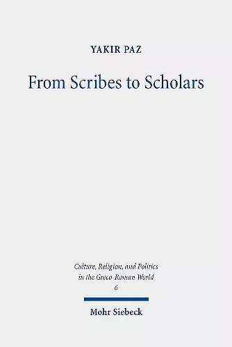 From Scribes to Scholars cover