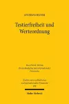 Testierfreiheit und Werteordnung cover