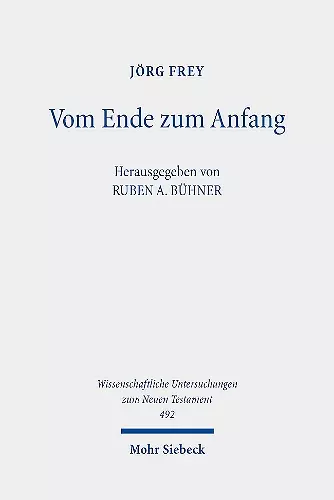 Vom Ende zum Anfang cover