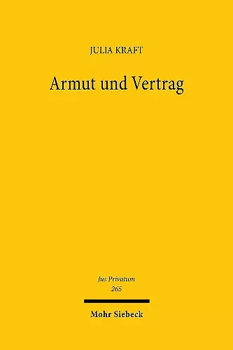 Armut und Vertrag cover