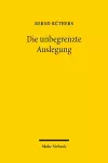 Die unbegrenzte Auslegung cover