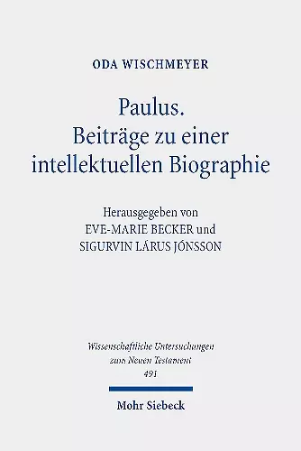 Paulus: Beiträge zu einer intellektuellen Biographie cover