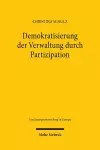 Demokratisierung der Verwaltung durch Partizipation cover