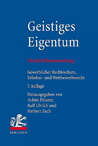 Geistiges Eigentum cover