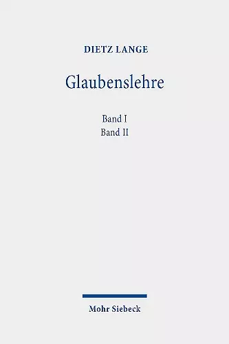 Glaubenslehre cover