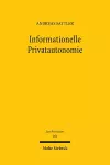 Informationelle Privatautonomie cover