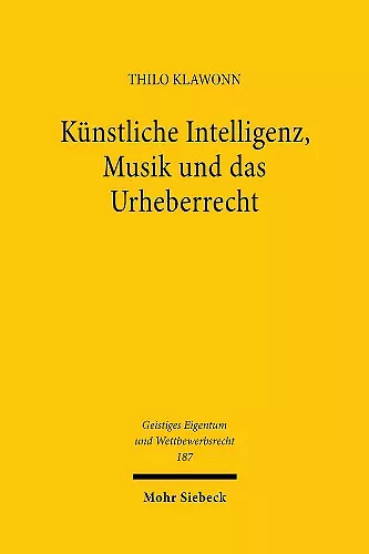 Künstliche Intelligenz, Musik und das Urheberrecht cover