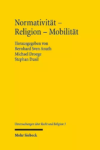 Normativität - Religion - Mobilität cover