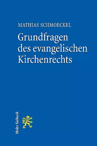 Grundfragen des evangelischen Kirchenrechts cover