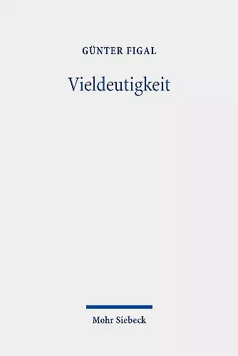 Vieldeutigkeit cover