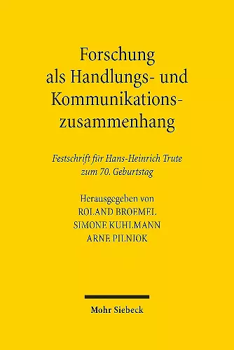 Forschung als Handlungs- und Kommunikationszusammenhang cover