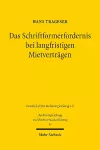 Das Schriftformerfordernis bei langfristigen Mietverträgen cover