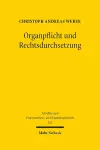 Organpflicht und Rechtsdurchsetzung cover
