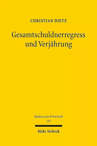 Gesamtschuldnerregress und Verjährung cover