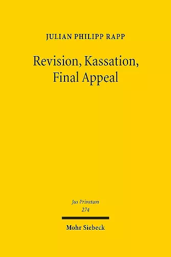 Revision, Kassation, Final Appeal cover