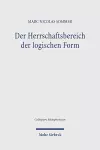 Der Herrschaftsbereich der logischen Form cover