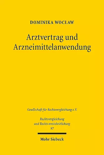 Arztvertrag und Arzneimittelanwendung cover