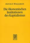 Die ökonomischen Institutionen des Kapitalismus cover