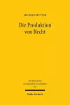 Die Produktion von Recht cover