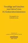 Vorschläge und Gutachten zum Entwurf eines EG-Konkursübereinkommens cover