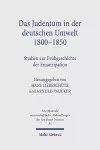 Das Judentum in der deutschen Umwelt 1800-1850 cover