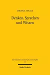 Denken, Sprechen und Wissen cover