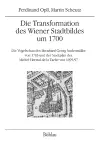 Die Transformation des Wiener Stadtbildes um 1700 cover