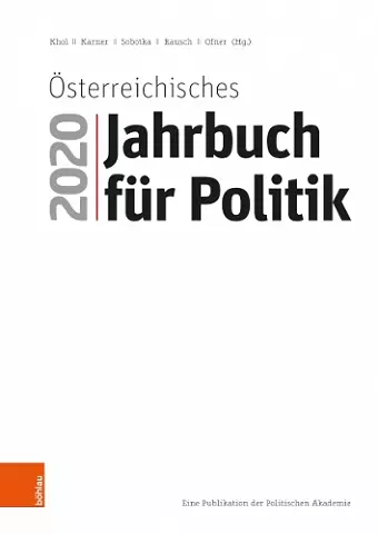 Österreichisches Jahrbuch für Politik 2020 cover