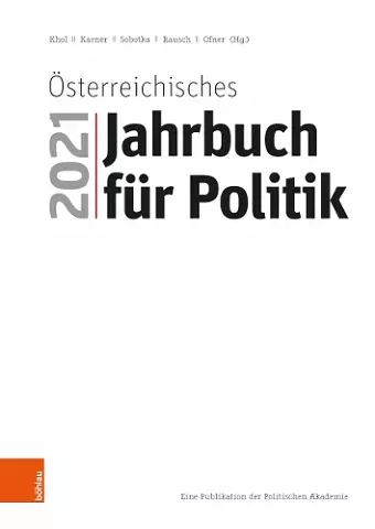 Osterreichisches Jahrbuch fur Politik 2021 cover