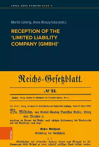 Reception of the 'Limited liability company (GmbH)' cover
