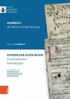 Studien zur Alten Musik in klösterlichen Archiven cover