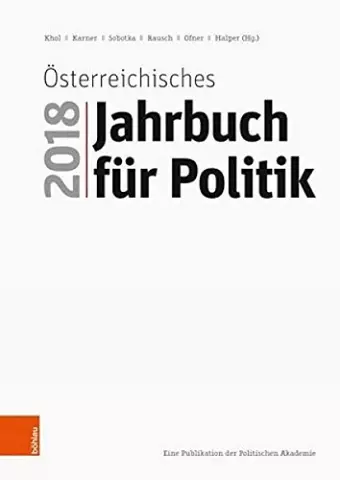 Osterreichisches Jahrbuch fur Politik 2018 cover