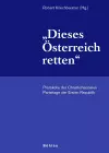 »Dieses Österreich retten« cover