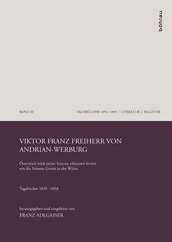 Viktor Franz Freiherr von Andrian-Werburg cover