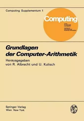 Grundlagen der Computer-Arithmetik cover