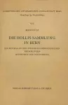 Die Hollis-Sammlung in Bern cover