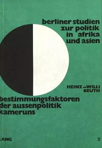 Bestimmungsfaktor Der Aussenpolitik Kameruns cover