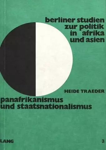 Panafrikanismus Und Staatsnationalismus cover