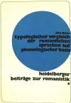 Typologischer Vergleich Der Romanischen Sprachen Auf Phonologischer Basis cover