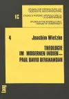 Theologie Im Modernen Indien - Paul David Devanandan cover