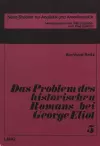 Das Problem Des Historischen Romans Bei George Eliot cover