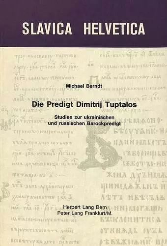 Die Predigt Dimitrij Tuptalos cover