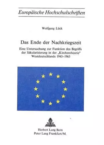 Das Ende Der Nachkriegszeit cover