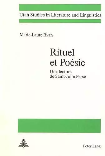 Rituel Et Poésie cover