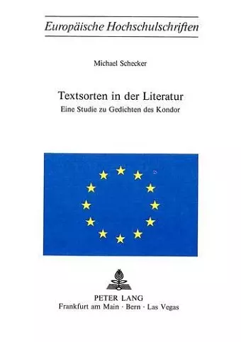 Textsorten in Der Literatur cover