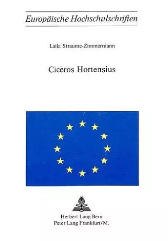 Ciceros Hortensius cover