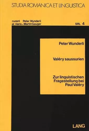 Valéry Saussurien cover