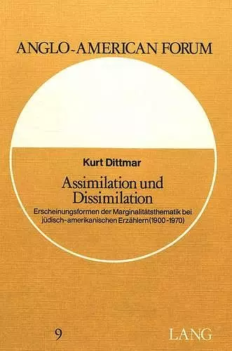 Assimilation Und Dissimilation cover